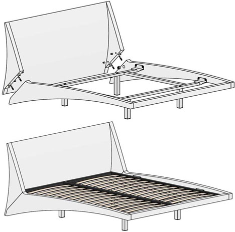 fake cool bed illusion