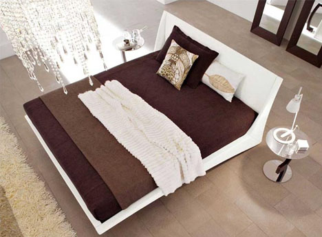 fake hovering bed design