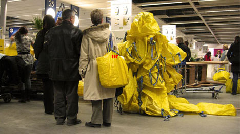 ikea bag monster costume