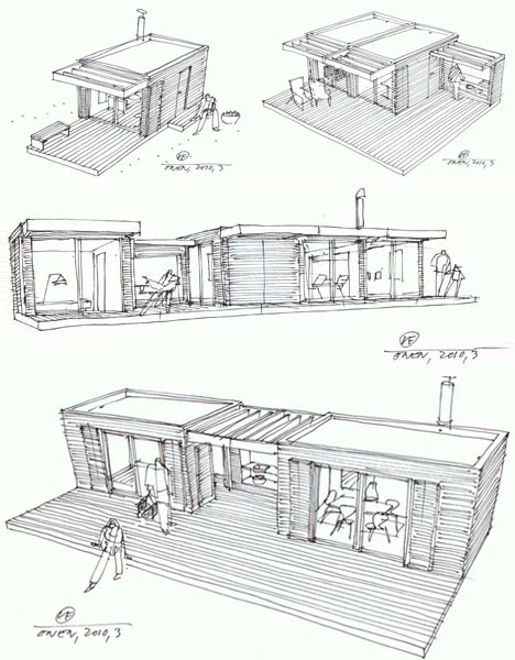 log cabin design drawings