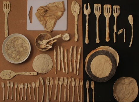 baked handmade tableware pieces