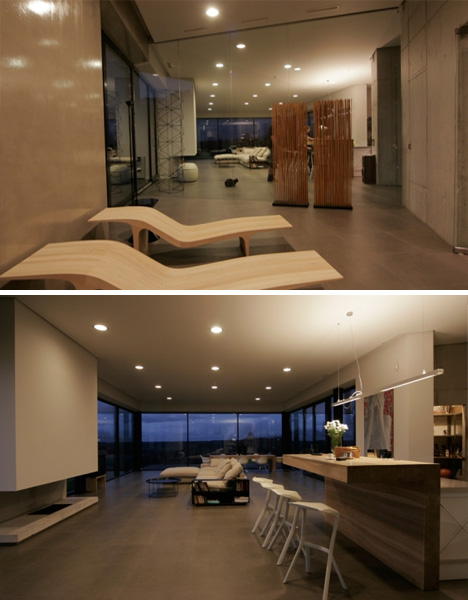 cantilevered modern house design