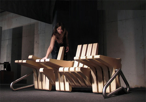 modular modern bench idea