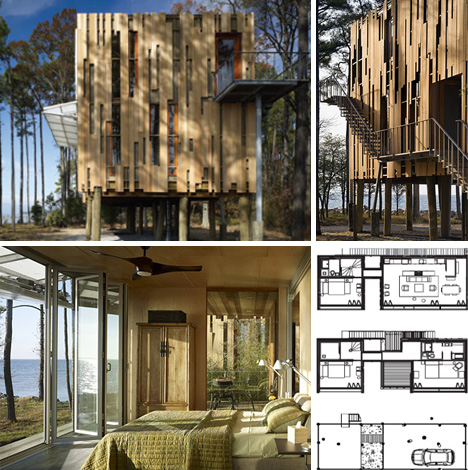  Homes Plans on Plans Log Homes On Stilts   1000 House Plans