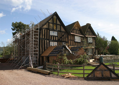 rustic exterior farmhouse refab