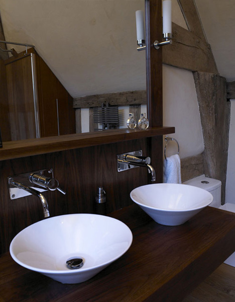 rustic wood bathroom fixtures
