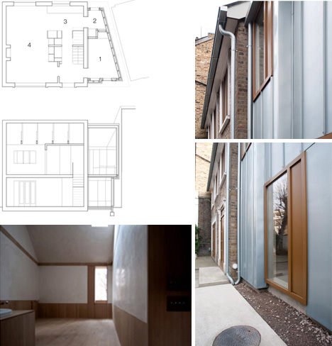 tiny townhouse plan interior