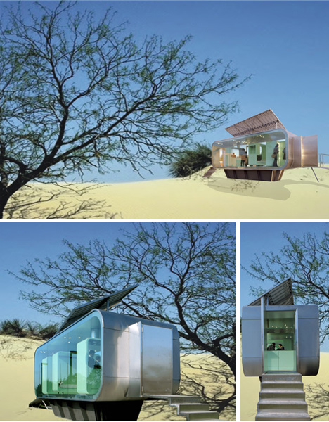 futuristic desert home design
