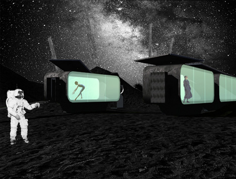 futuristic modular mobile home