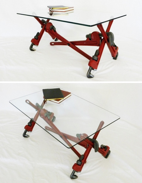 Coffee Table Pipe Wrench