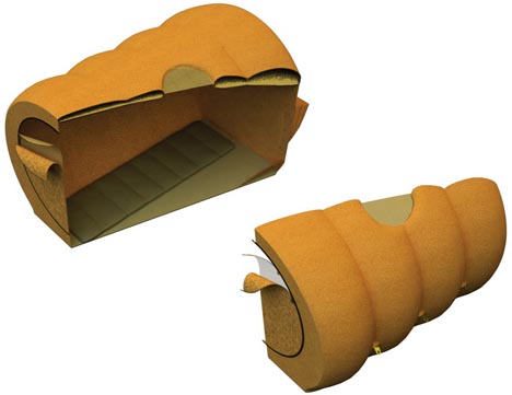 cork wall shell diagram