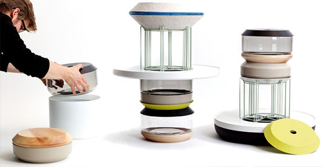 flexible stackable mystery tablewares