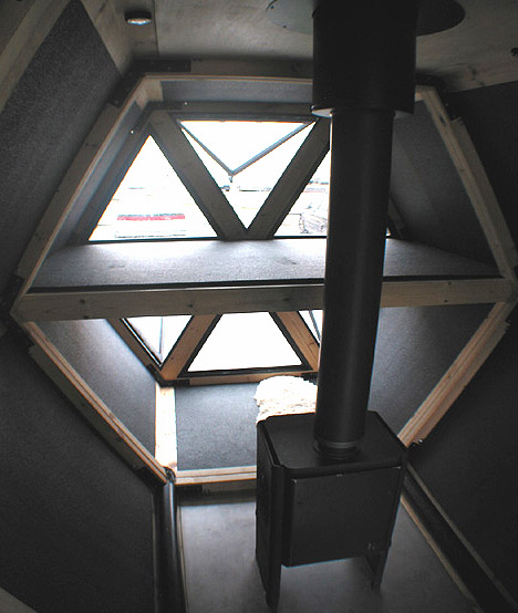 walking mobile machine house