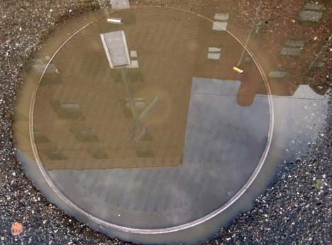puddle building photo art