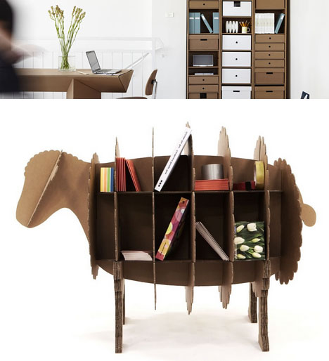 corrugated sheep shelving system