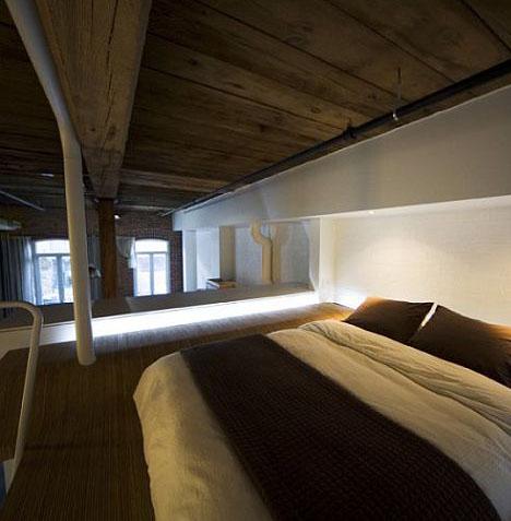loft bedroom window view