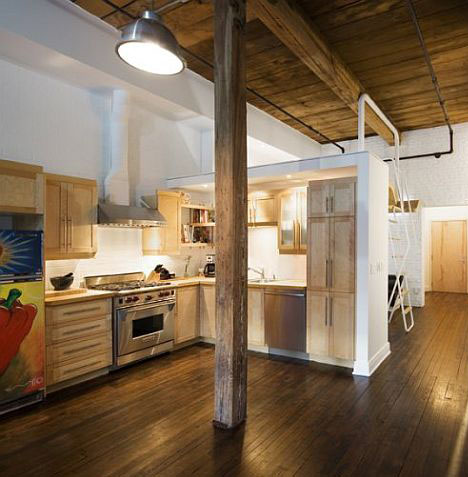 loft living room kitchen