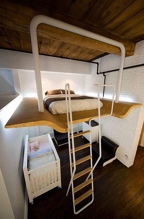bedroom in loft
