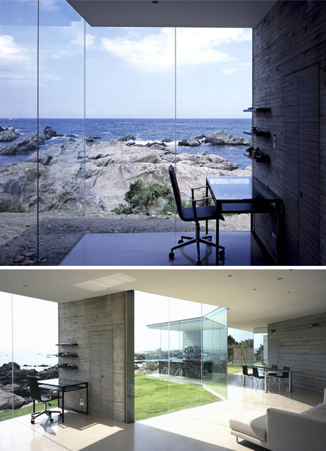 ocean side home interior