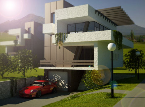 3d modern minimalist dream