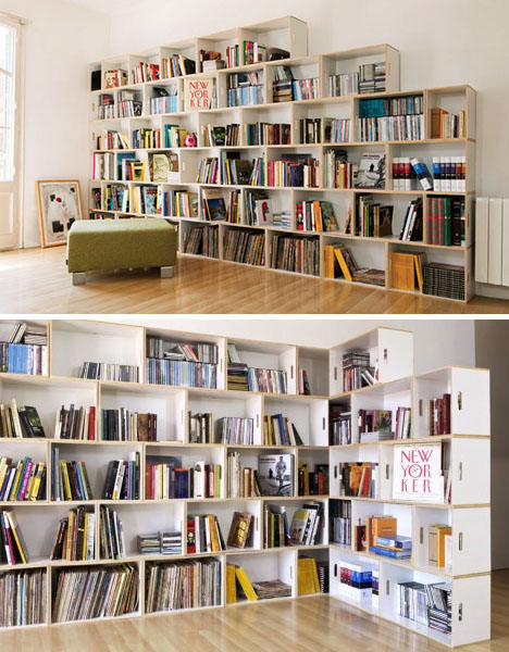 brick box modular bookcases