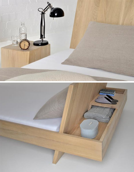 headboard storage compartment design