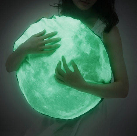 moon cushion glow dark