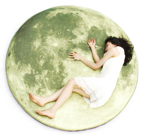 moon floor mattress pillow