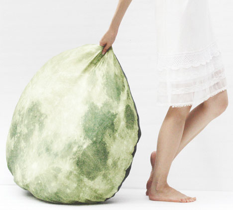 moon plush beanbag seat