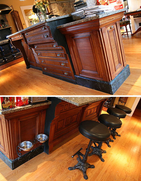 steampunk house kitchen island