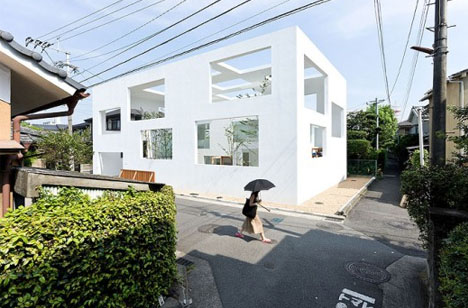 white box shell home