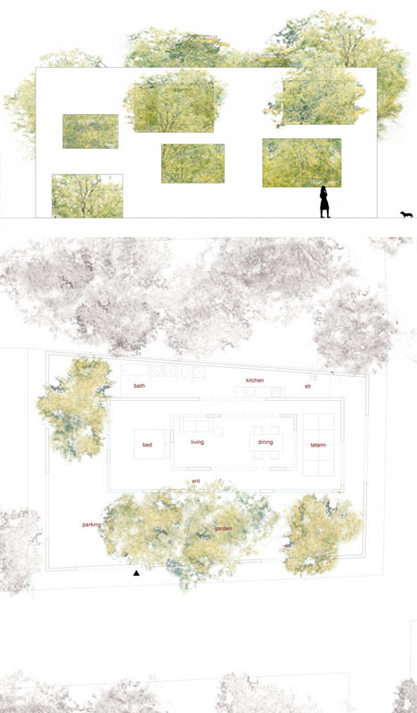 white home colored plans
