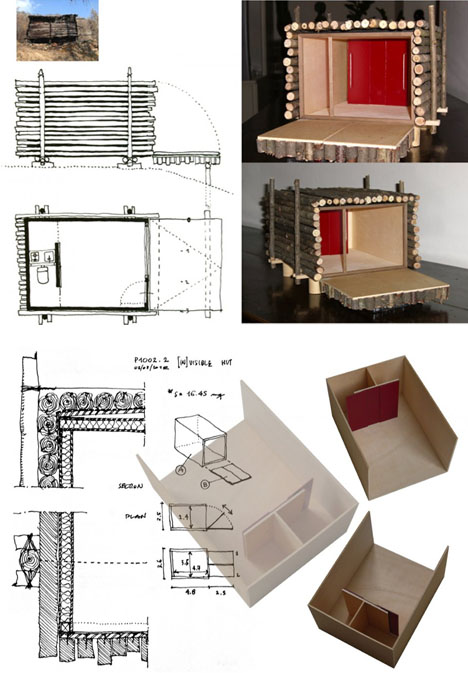 wood cabin design models