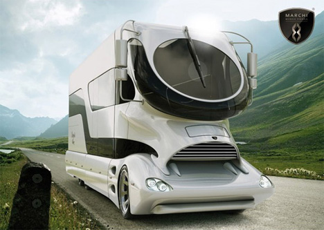 Well-Off on Wheels: Futuristic RVs are Packed with Luxury ...