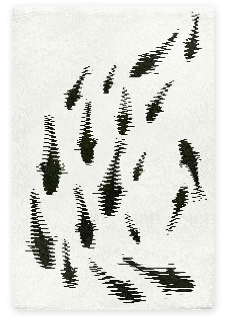 magic swimming fishes rug