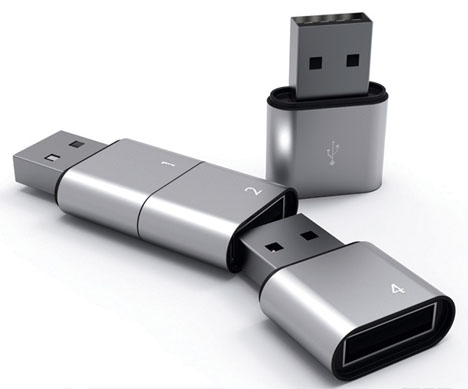 stackable memory stick system