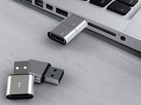 stackable usb drive storage