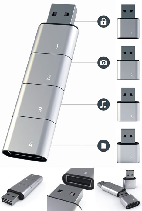 stacking storage drive design