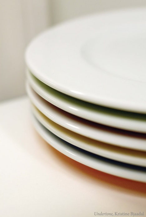 undertone painted dinnerware colors