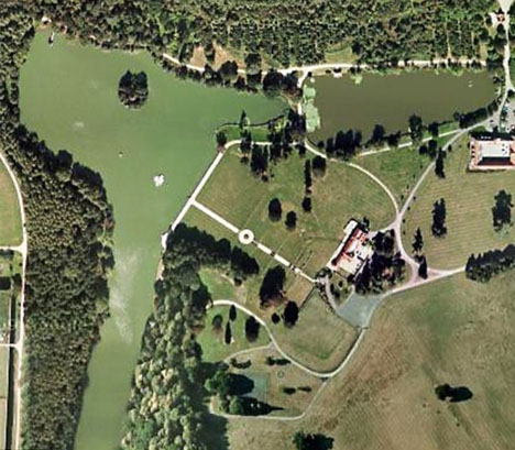 underwater dome aerial photo