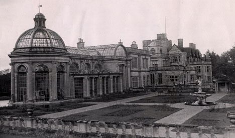 underwater mansion historic photo