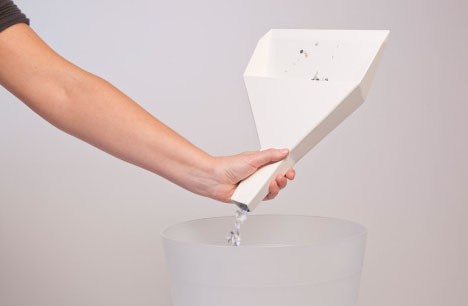 dustpan easy shaped funnel