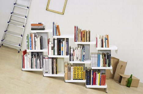 Leaning Bookcase Plans