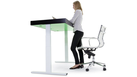 moving standing desk