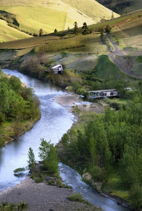 river home in landscape