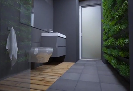 living wall sustainable borealis modular home