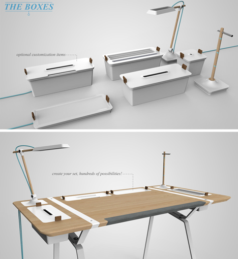 desk system modular design