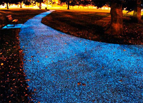 path surface glow in the dark