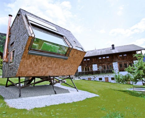 UFOgel tiny modern cabin 1