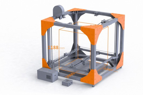large 3D printer bigrep